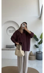 VAYS Tensel Gömlek - Mürdüm - 2042