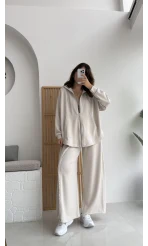 Vera Oys Hırka - Pantolon Takım Taş Kod: 7029 - 4032