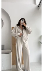 Vera Oys Hırka - Pantolon Takım Taş Kod: 7029 - 4032