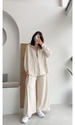 Vera Oys Hırka - Pantolon Takım Taş Kod: 7029 - 4032