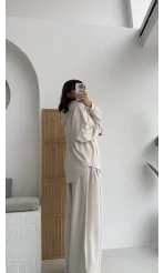 Vera Oys Hırka - Pantolon Takım Taş Kod: 7029 - 4032