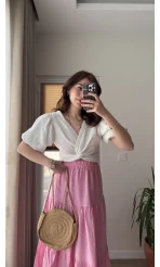 Vintage More Elbise Kahve Tonları