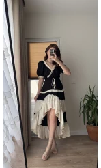 Vintage More Elbise Siyah