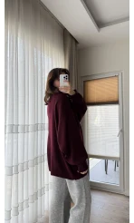 Vintage Oversize Kazak Bordo