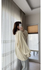 Vintage Oversize Kazak Krem