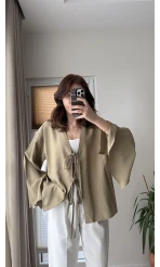 Viskon Modal Kimono Haki
