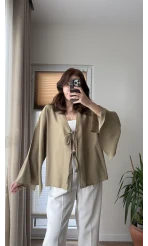 Viskon Modal Kimono Haki