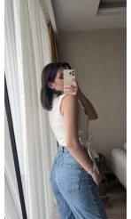 Weez Bağlamalı Beyaz Gömlek