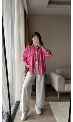 Weno FUŞYA-BEYAZ ÇİZGİLİ Gömlek