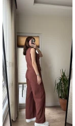 Westmins Yelek Pantolon Takım Kiremit (Kod: 8554)