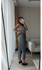 Win Kumaş Pantolon Gri