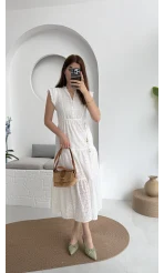 With Brode Elbise Beyaz