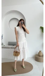 With Brode Elbise Beyaz