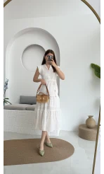 With Brode Elbise Beyaz