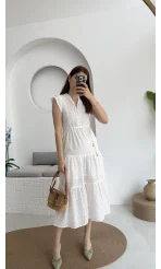 With Brode Elbise Beyaz