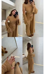 Yumoş 3lü Takım - Camel - Kod: 4206
