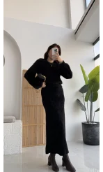 Yumoş Etek - Siyah - KOD:9044