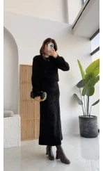 Yumoş Etek - Siyah - KOD:9044