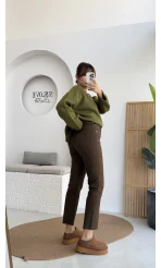 Meyla Acı Kahve Slim Fit Jean Pantolon