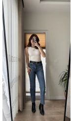 Meyla Açık Mavi Rengi Slim Fit Jean Pantolon (NO:5)