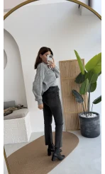 Meyla Antrasit Slim Fit Jean Pantolon