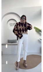 Meyla Beyaz Rengi Slim Fit Jean Pantolon (NO:5)