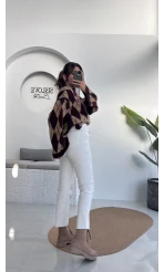 Meyla Beyaz Rengi Slim Fit Jean Pantolon (NO:5)