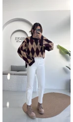 Meyla Beyaz Rengi Slim Fit Jean Pantolon (NO:5)