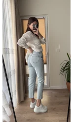 Meyla Buz Mavisi Slim Fit Jean Pantolon