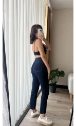 Zr Meyla Koyu Lacivert Slim Fit Jean