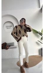 Meyla Krem Slim Fit Jean Pantolon