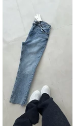 Meyla Mavi Tonları Slim Fit Jean Pantolon (NO:8)