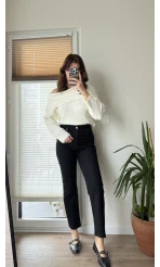 Zr Meyla Siyah Rengi Slim Fit Jean