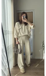 Zr Model Taşlı Yarı Gabardin Takım