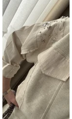 Zr Model Taşlı Yarı Gabardin Takım
