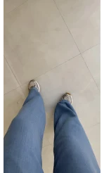 Zra Tensel Denim Pantolon - Mavi