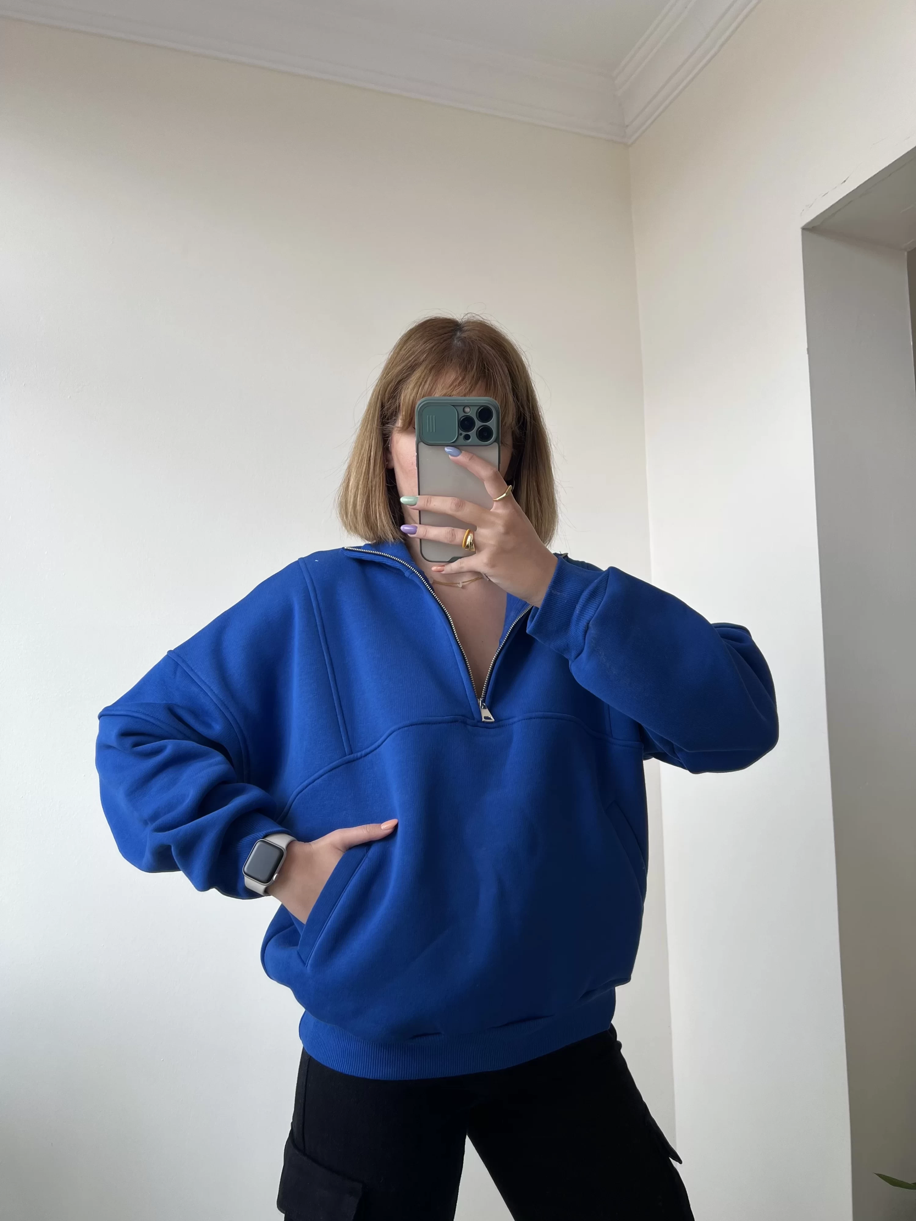 Lacivert Sweat