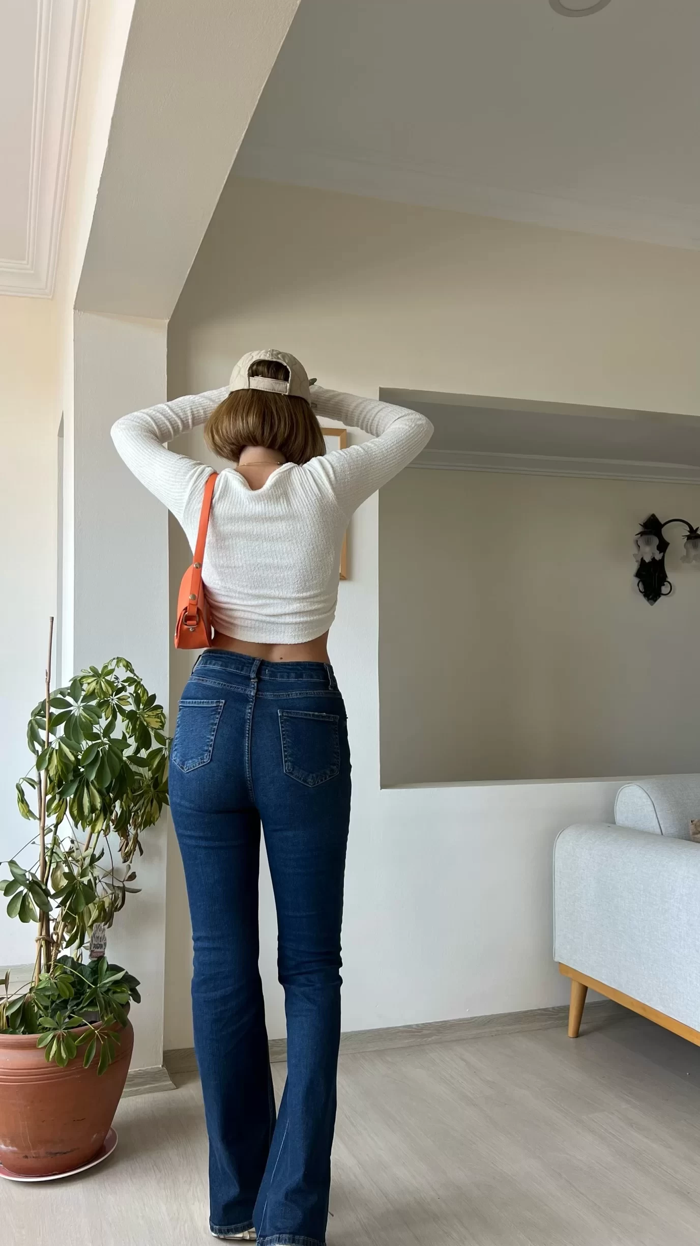 Likralı Dark Jean