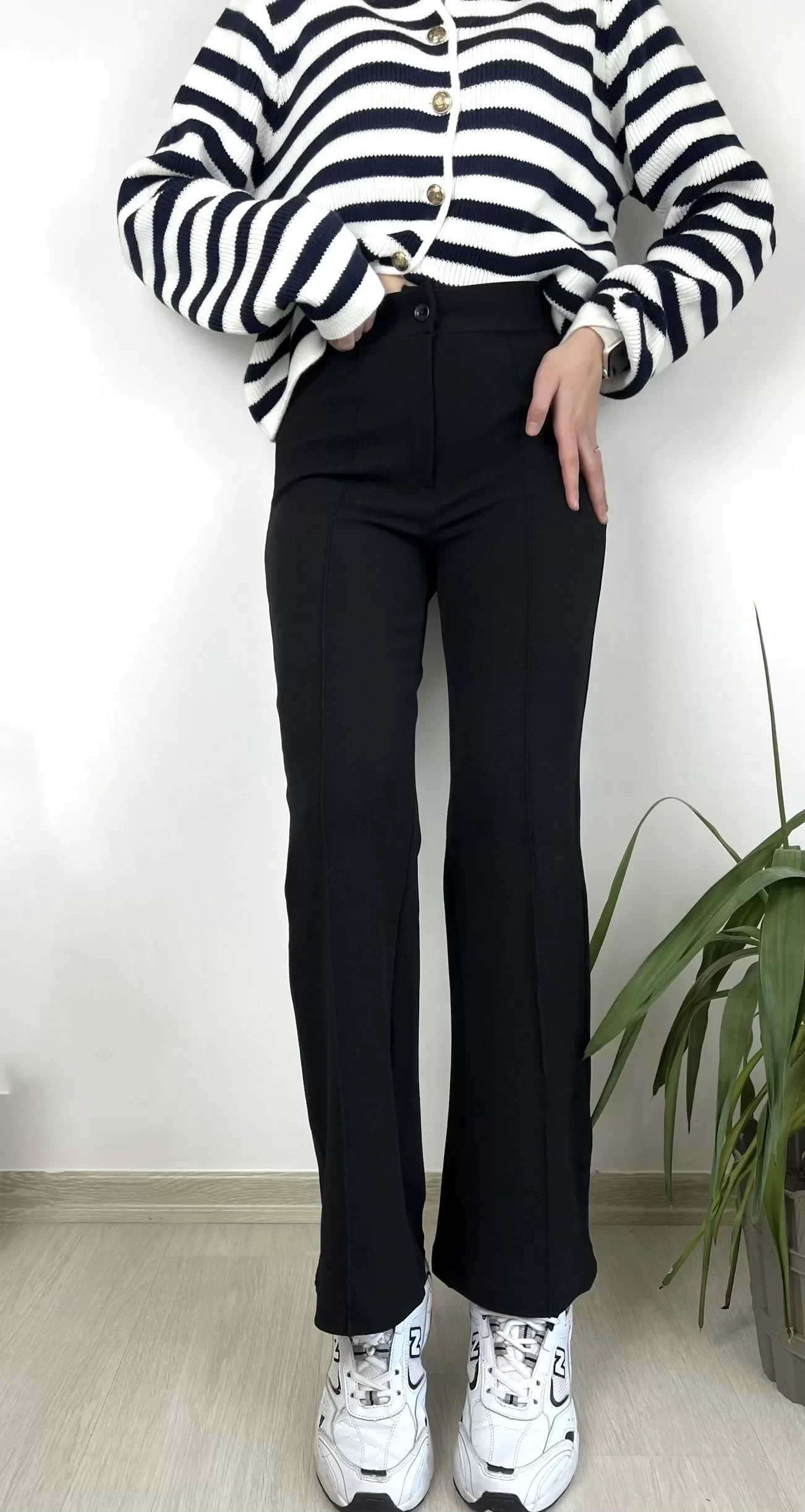 Sispanto Siyah Ultra Yüksek Bel Pantolon