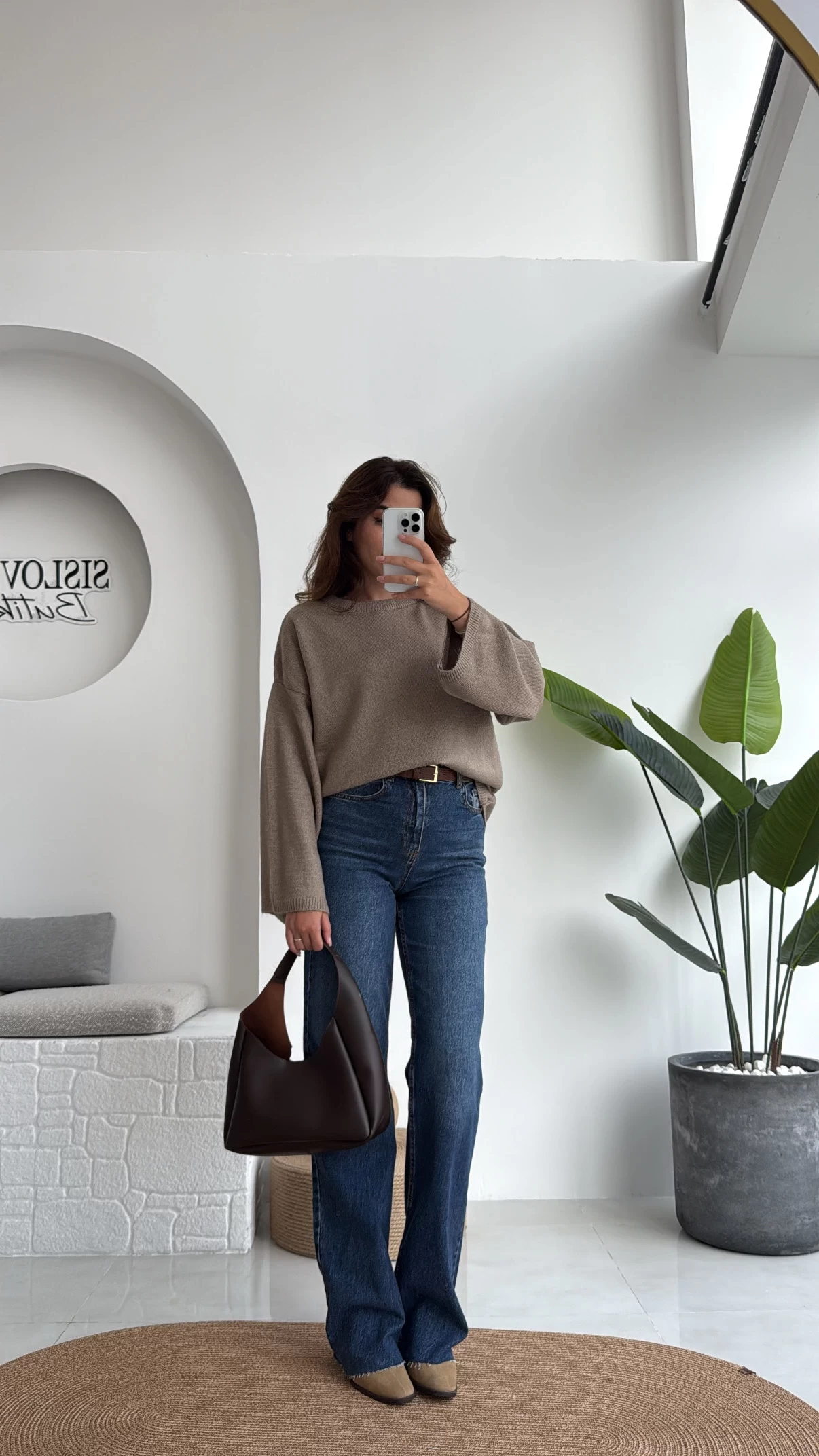 Bellamo Zra STRAİGHT Lacivert Tonları Pantolon Jean