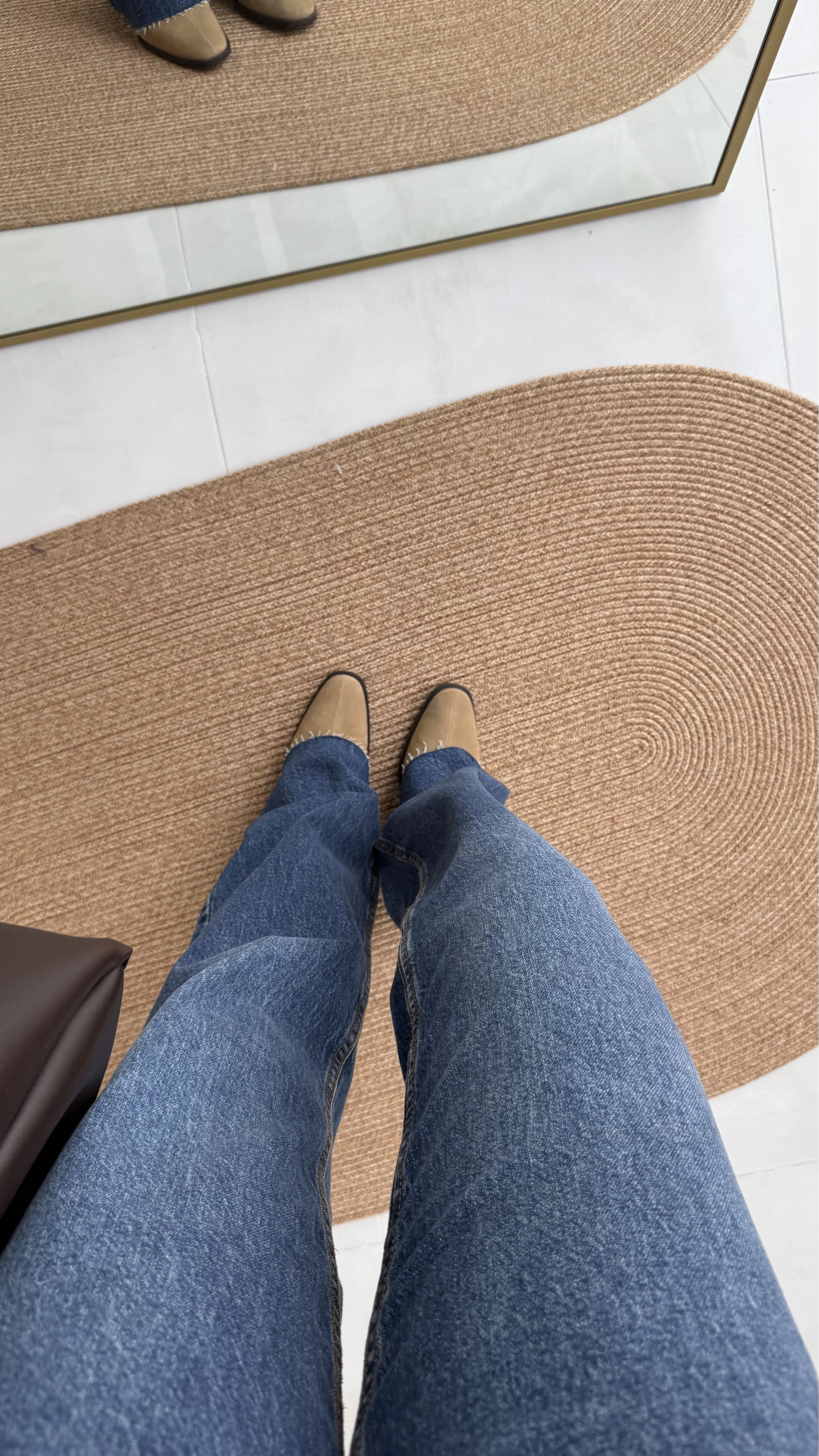 Bellamo Zra STRAİGHT Lacivert Tonları Pantolon Jean