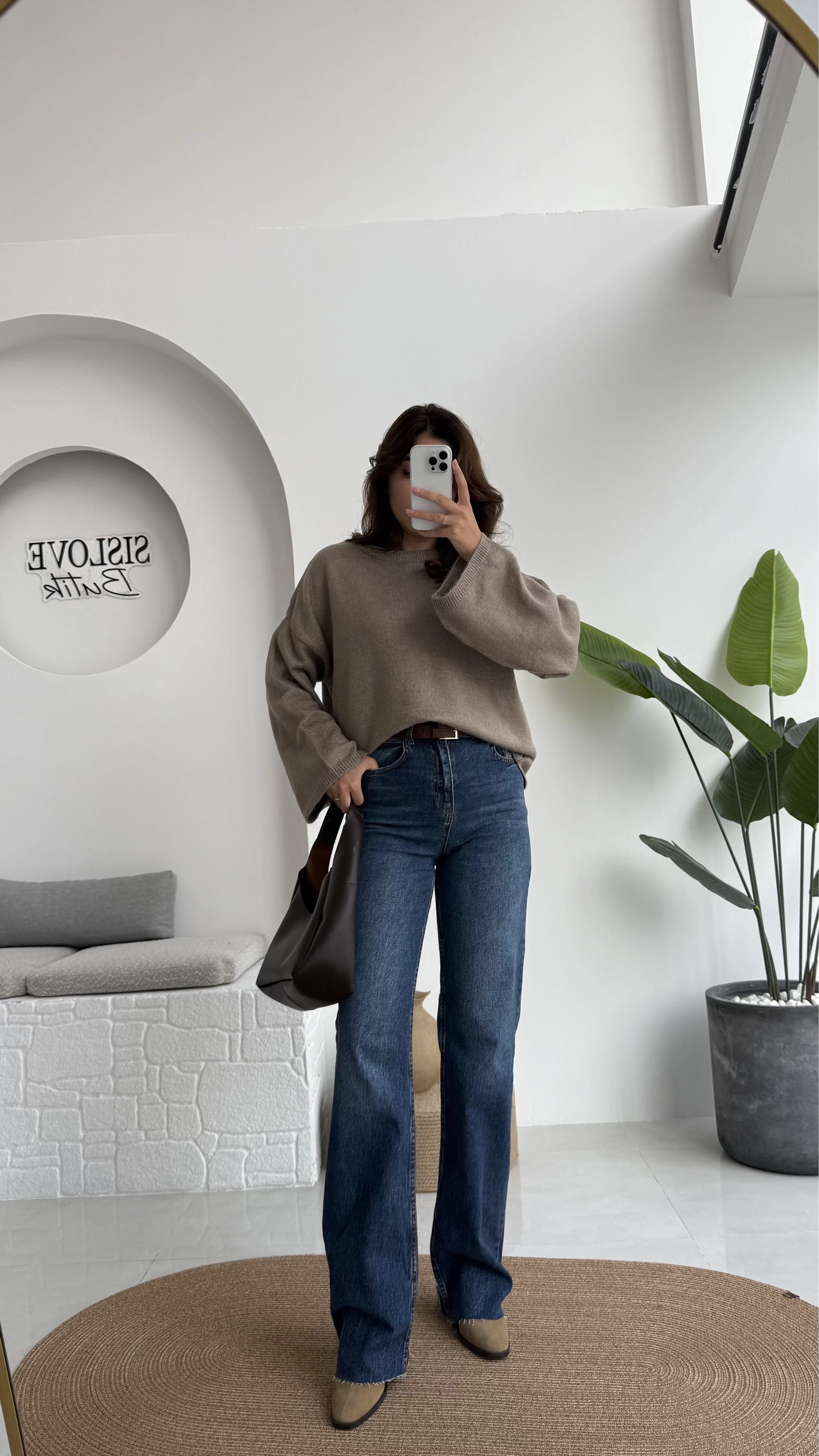 Bellamo Zra STRAİGHT Lacivert Tonları Pantolon Jean