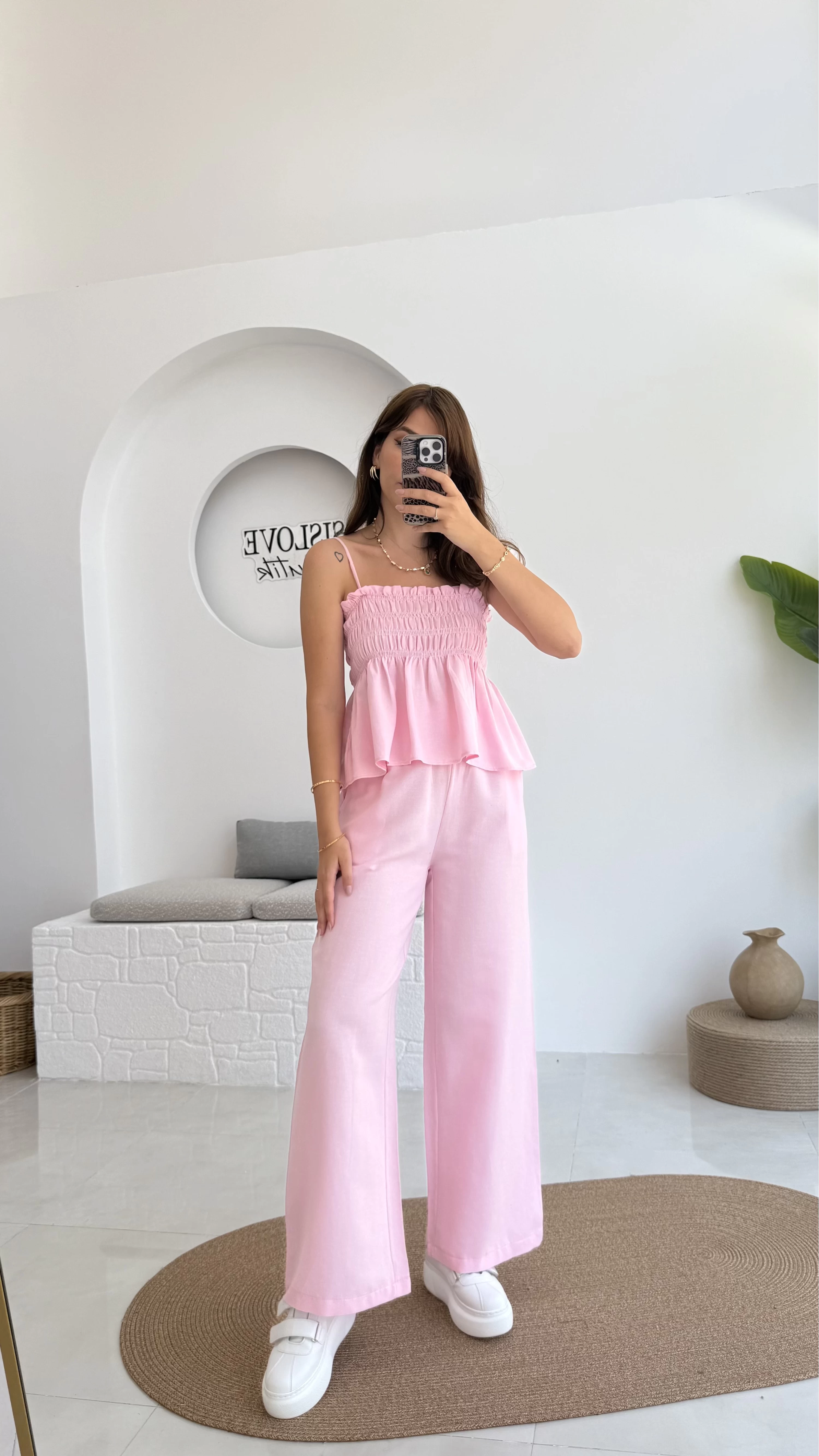 Berry Gipeli Takım - Pembe