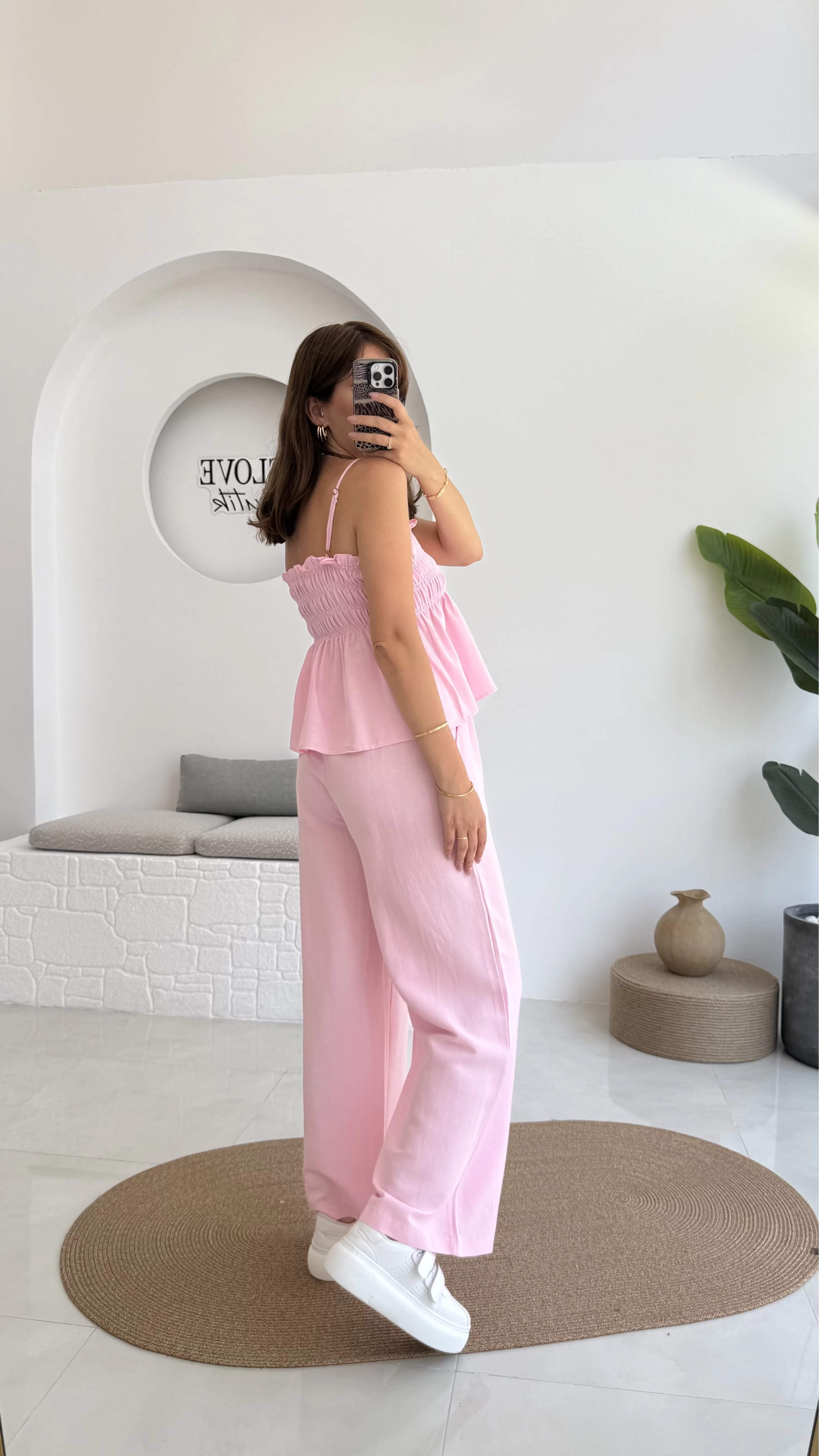 Berry Gipeli Takım - Pembe