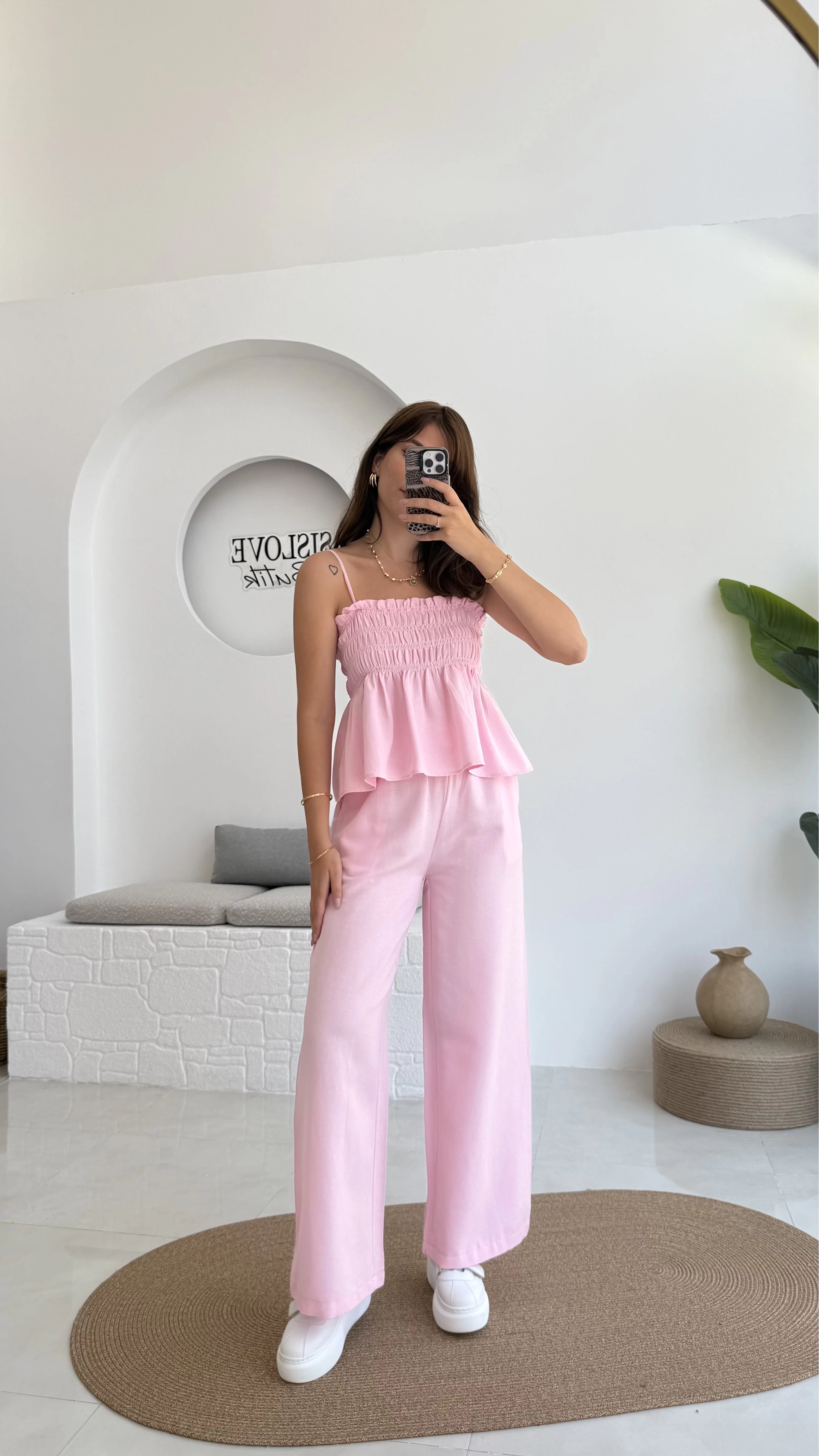 Berry Gipeli Takım - Pembe