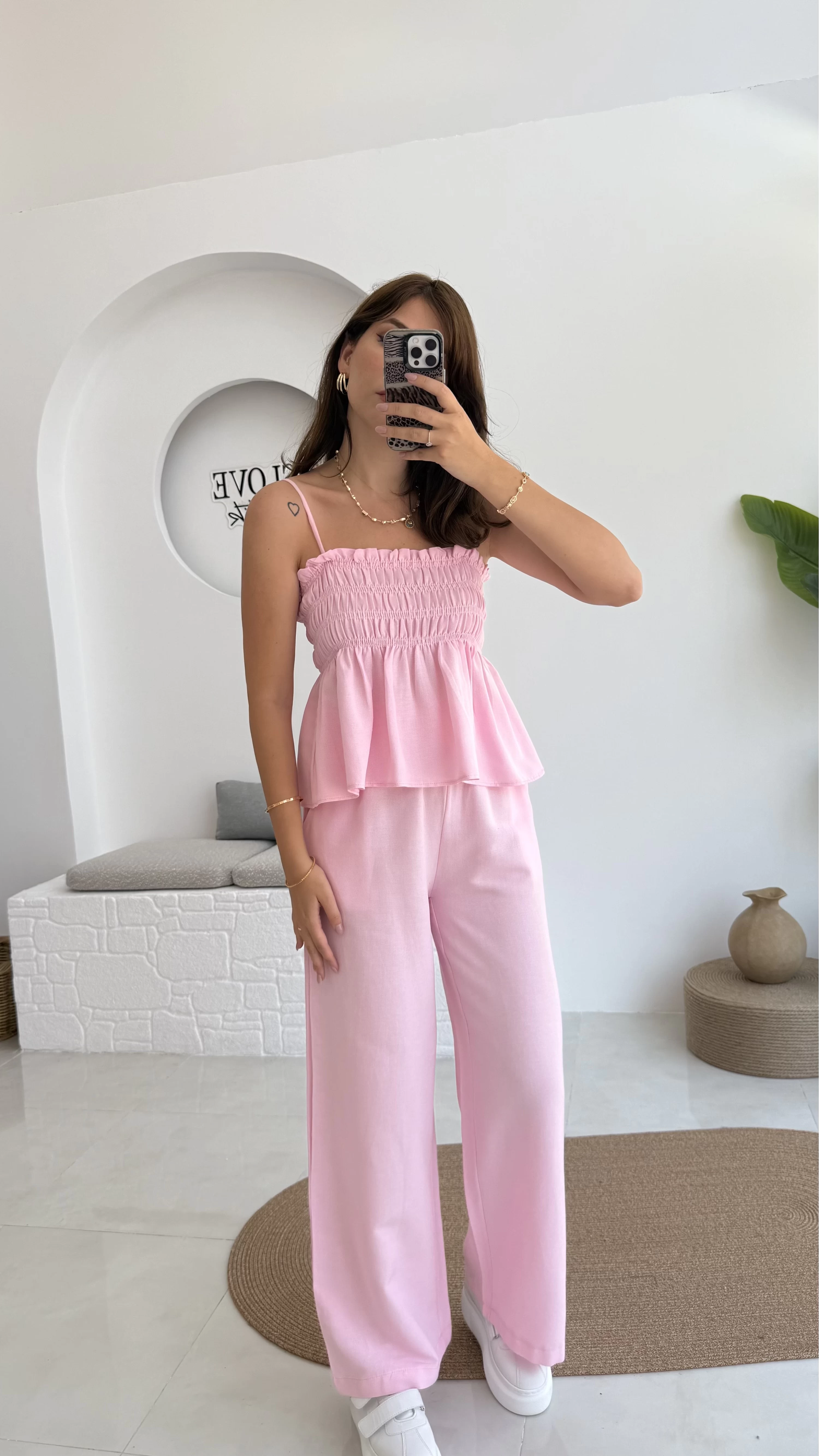 Berry Gipeli Takım - Pembe