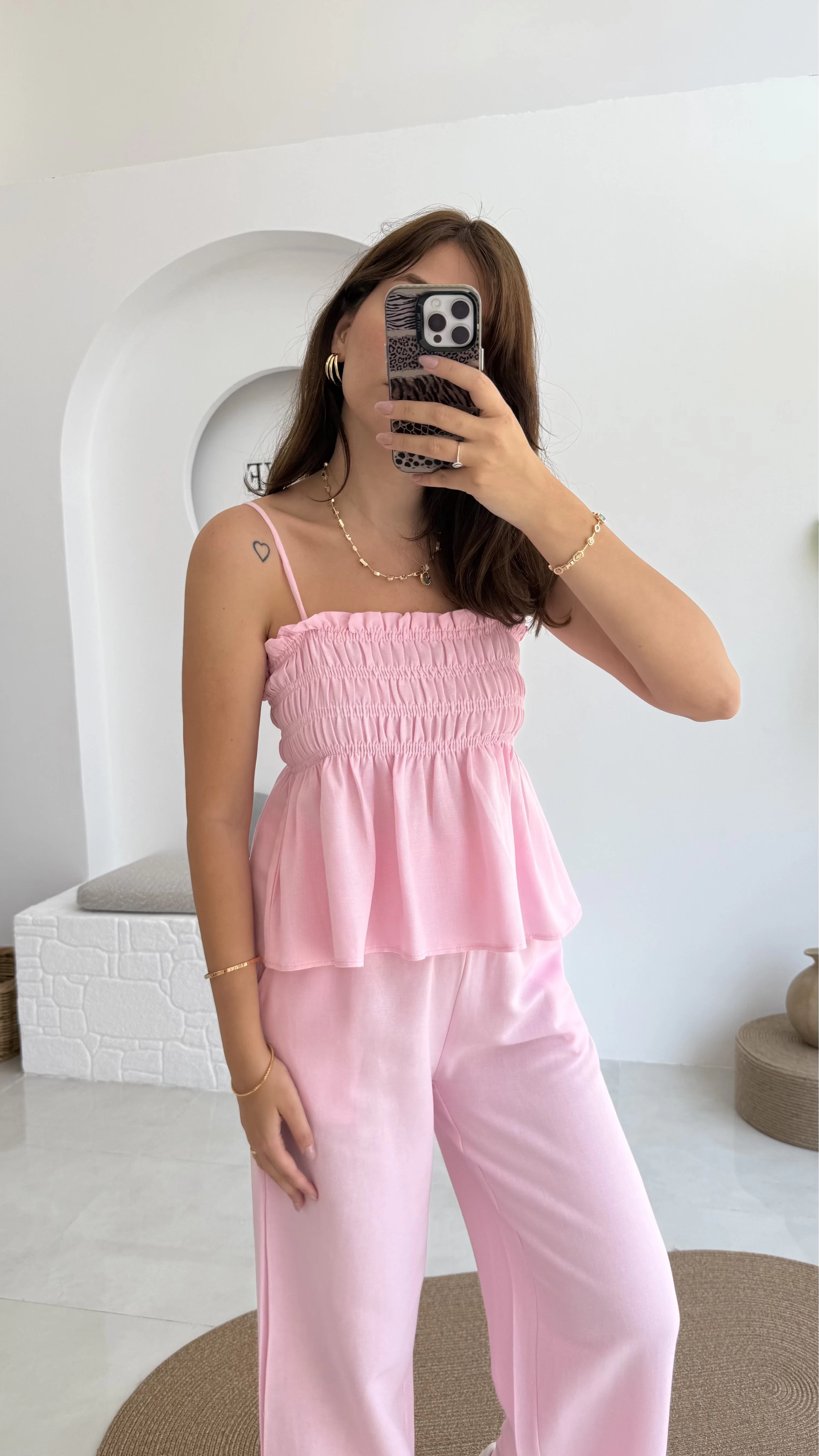 Berry Gipeli Takım - Pembe