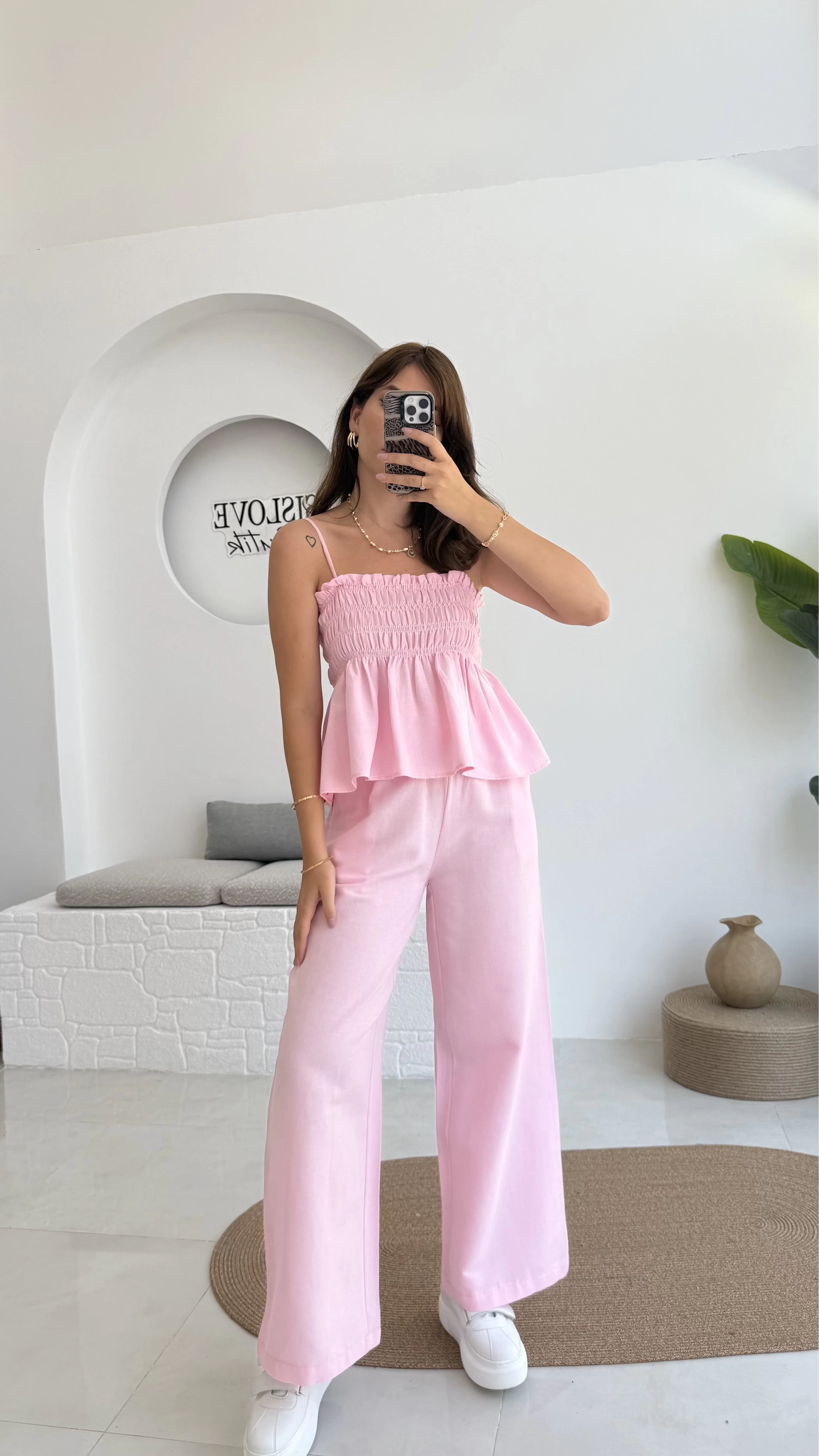 Berry Gipeli Takım - Pembe