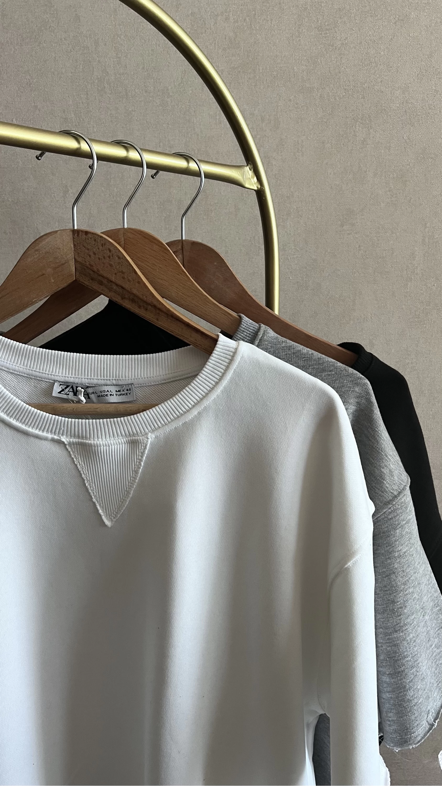 Beyaz T-Shirt & Eşofman Takım