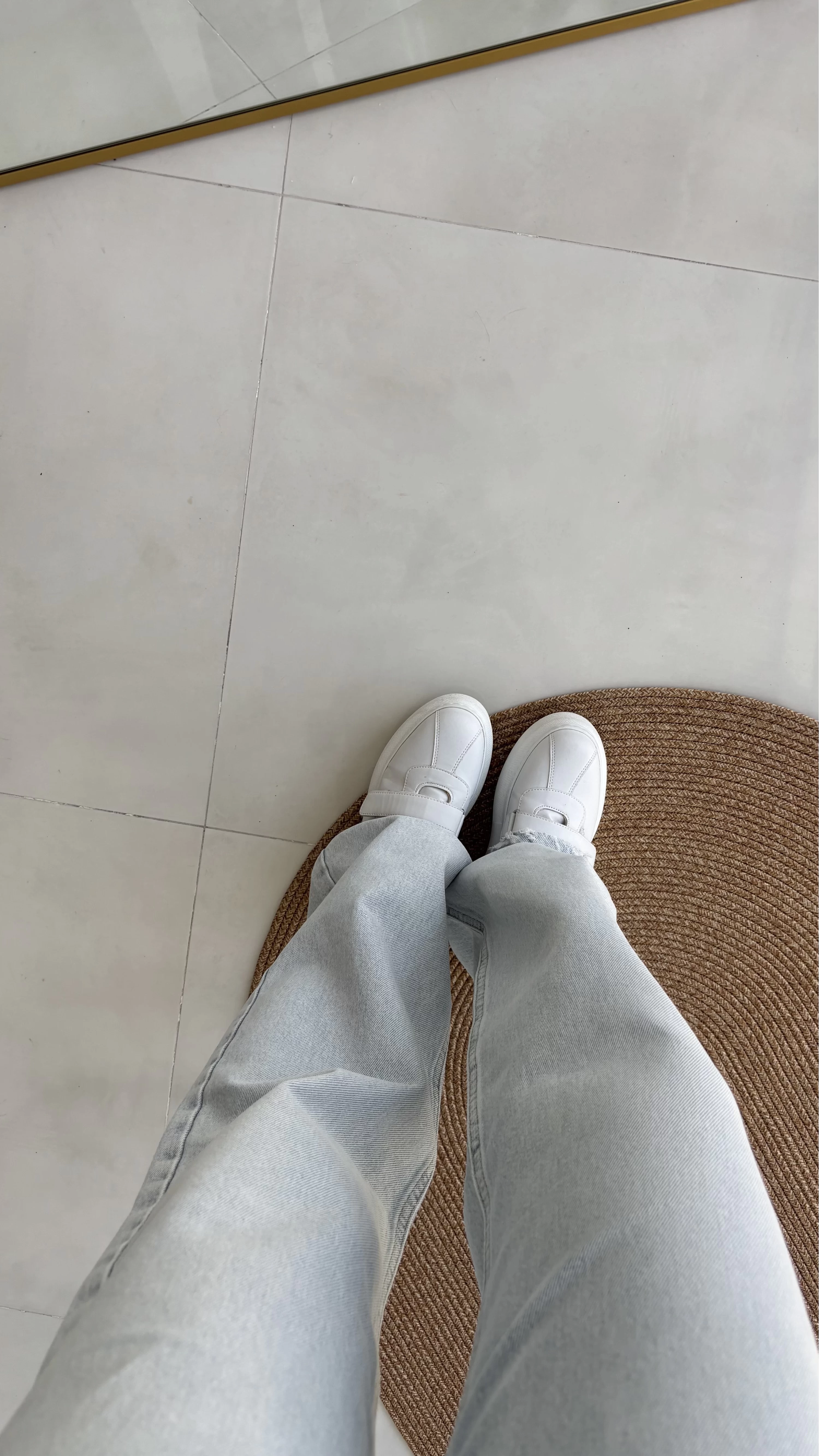 Buz Mavisi Yüksek Bel Denim Jean - Kod: 876